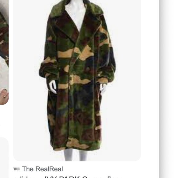 Ivy Park Adidas Beyonce Faux Fur Camo Coat (All Gender) - Picture 5 of 13